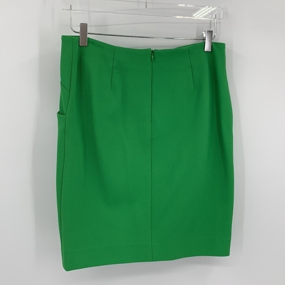 DVF Diane von Furstenberg Camisha green ribbed skirt above knee mini 8 - Picture 2 of 4